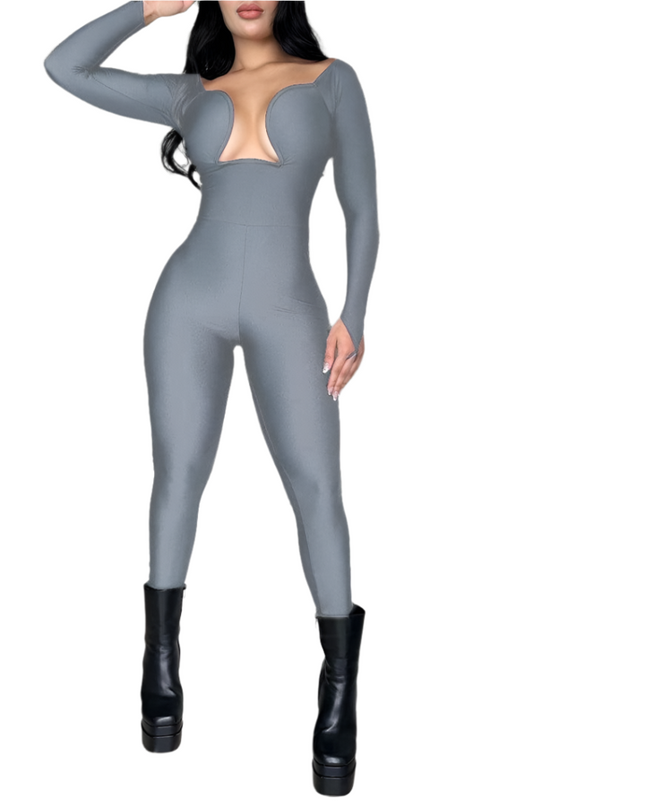Blake – Curve-Hugging Women’s Sleeveless Jumpsuit