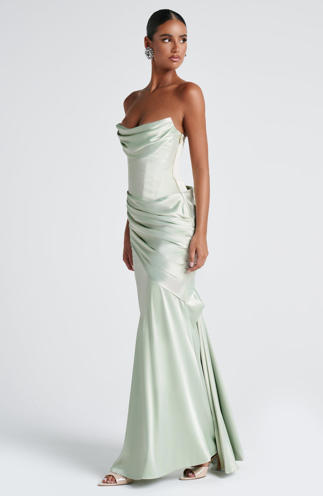 Annika – Mint Maxi Dress for Women