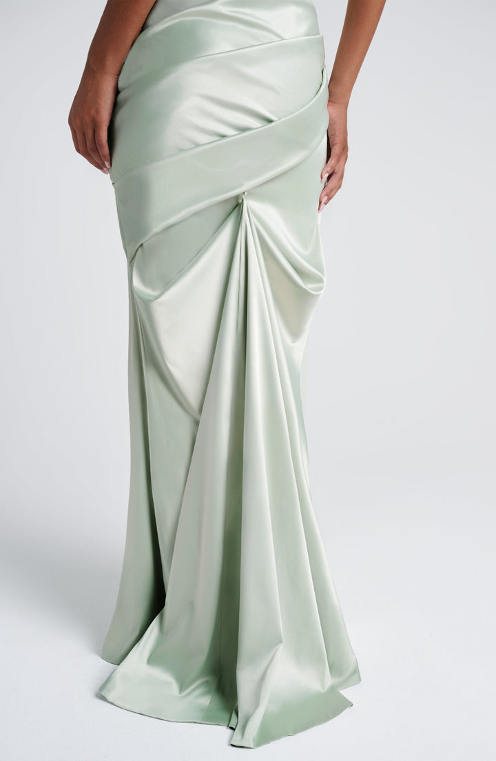 Annika – Mint Maxi Dress for Women