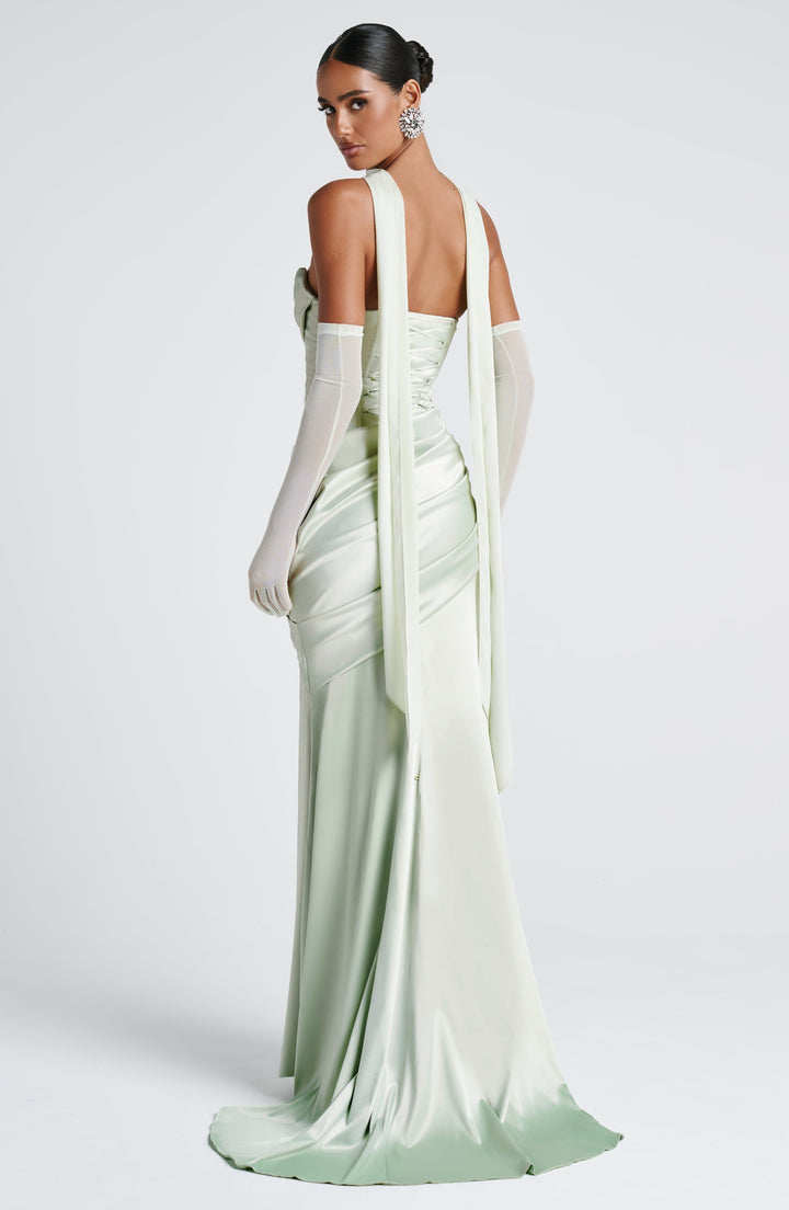 Annika – Mint Maxi Dress for Women