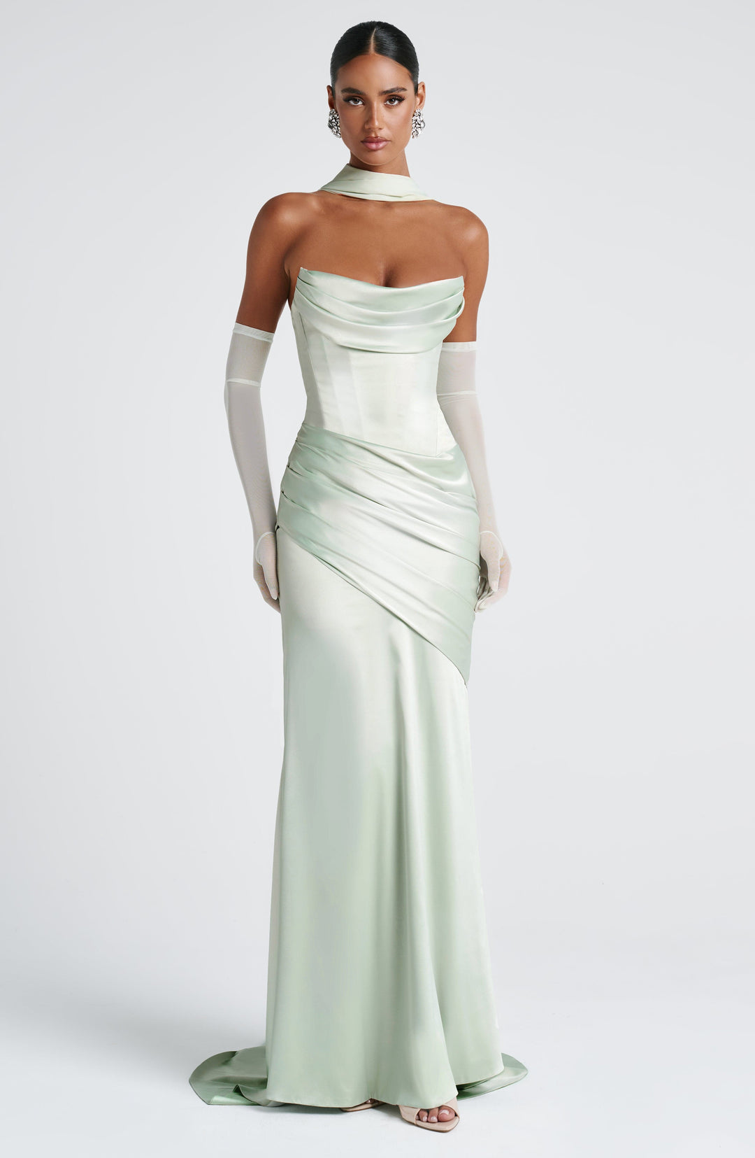 Annika – Mint Maxi Dress for Women