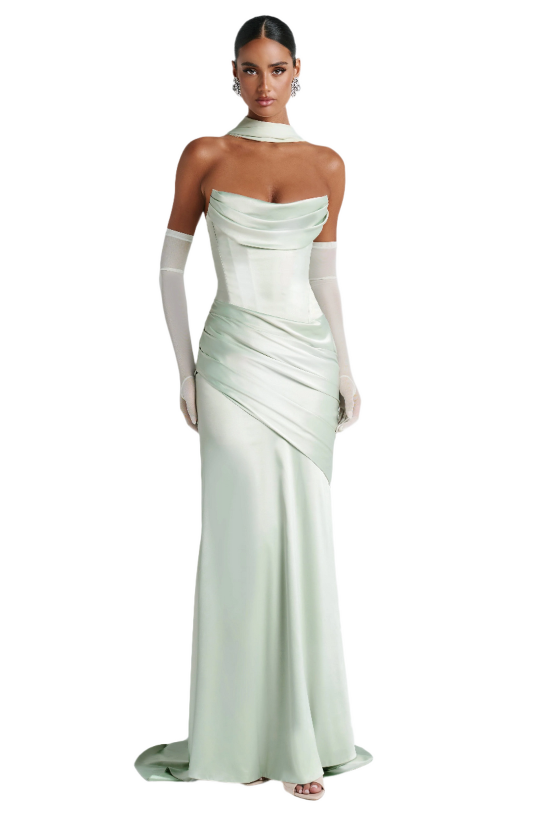 Annika – Mint Maxi Dress for Women