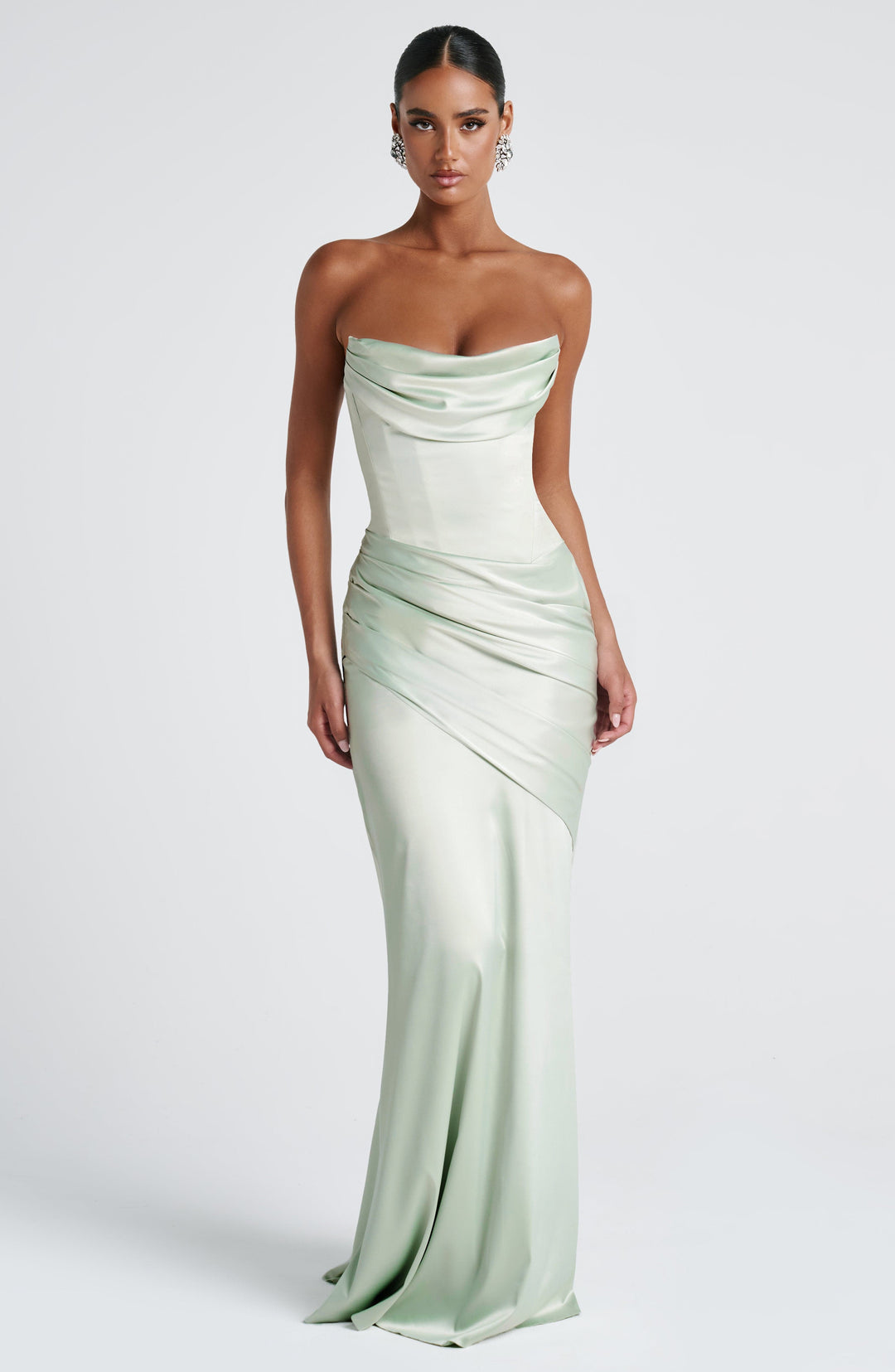 Annika – Mint Maxi Dress for Women