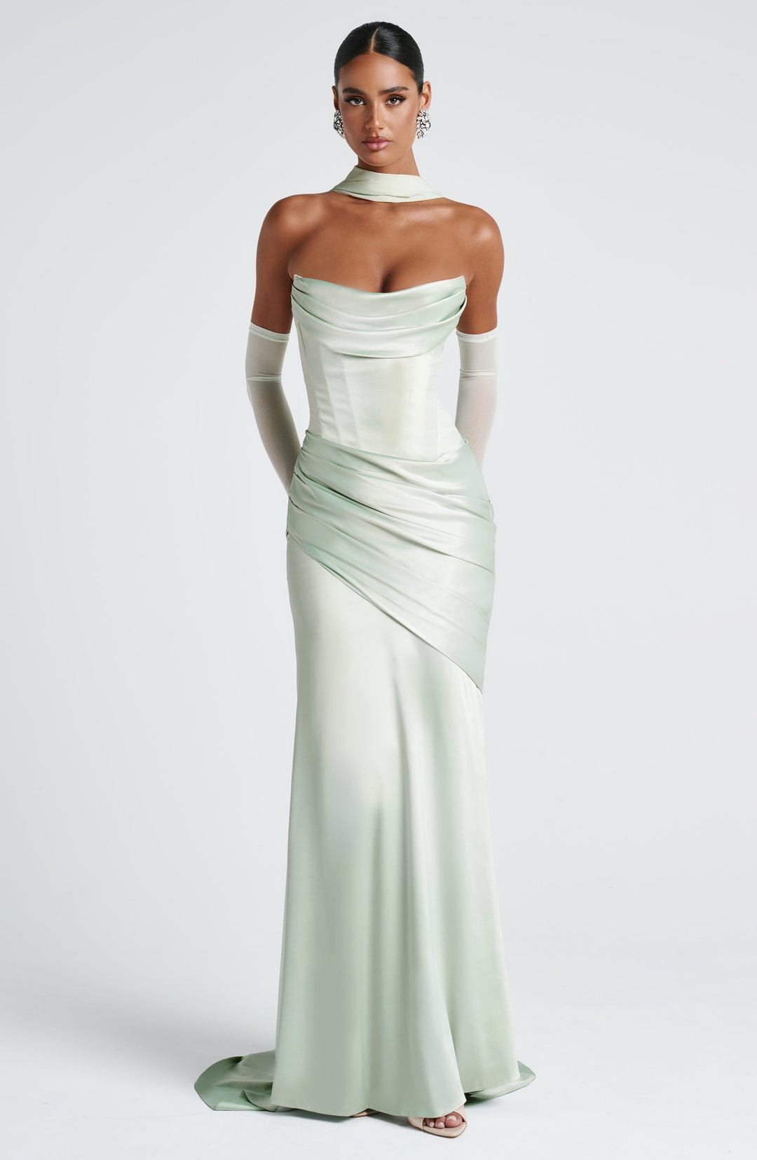 Annika – Mint Maxi Dress for Women