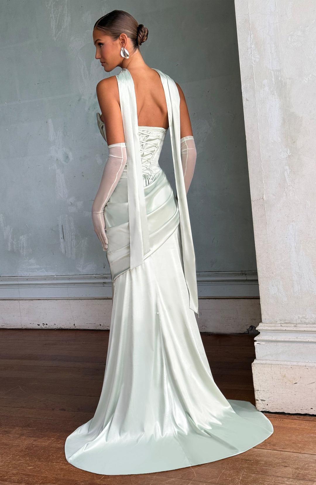 Annika – Mint Maxi Dress for Women