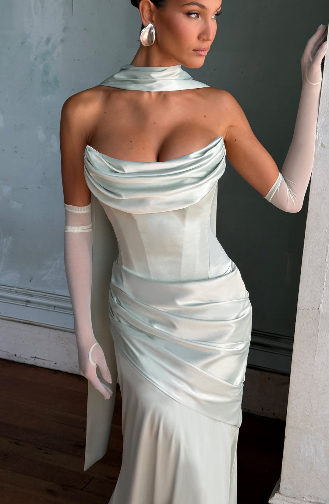 Annika – Mint Maxi Dress for Women