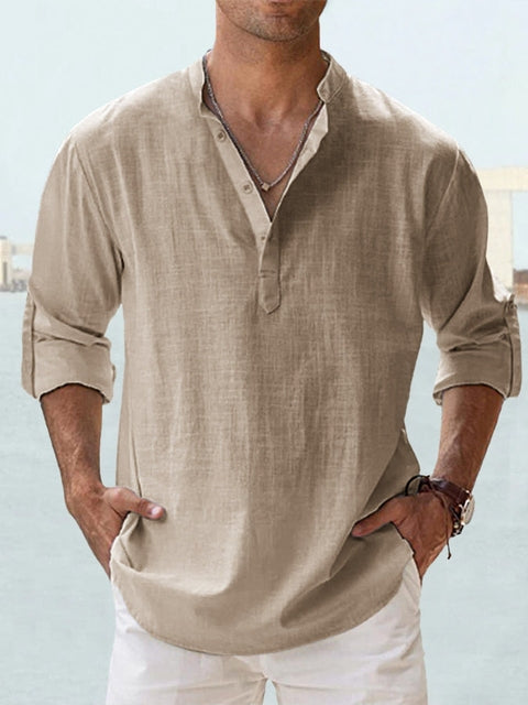 Victor – Relaxed Men’s Linen Resort Shirt