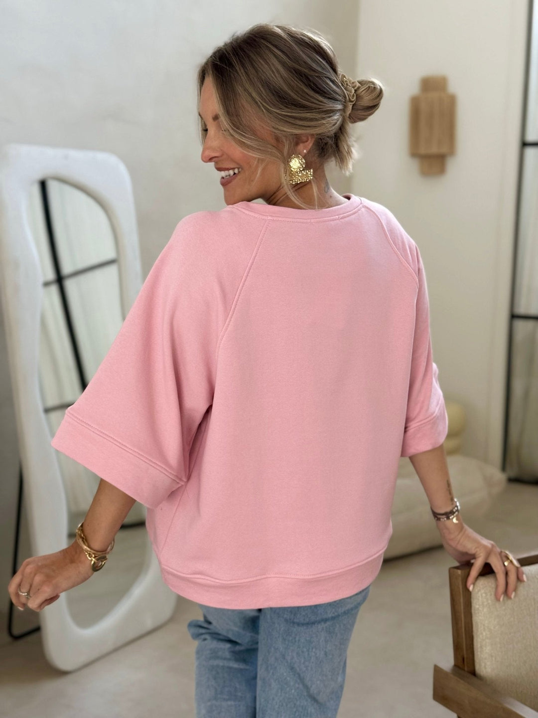Olivia – Soft-Pink Women’s Cozy Sweater
