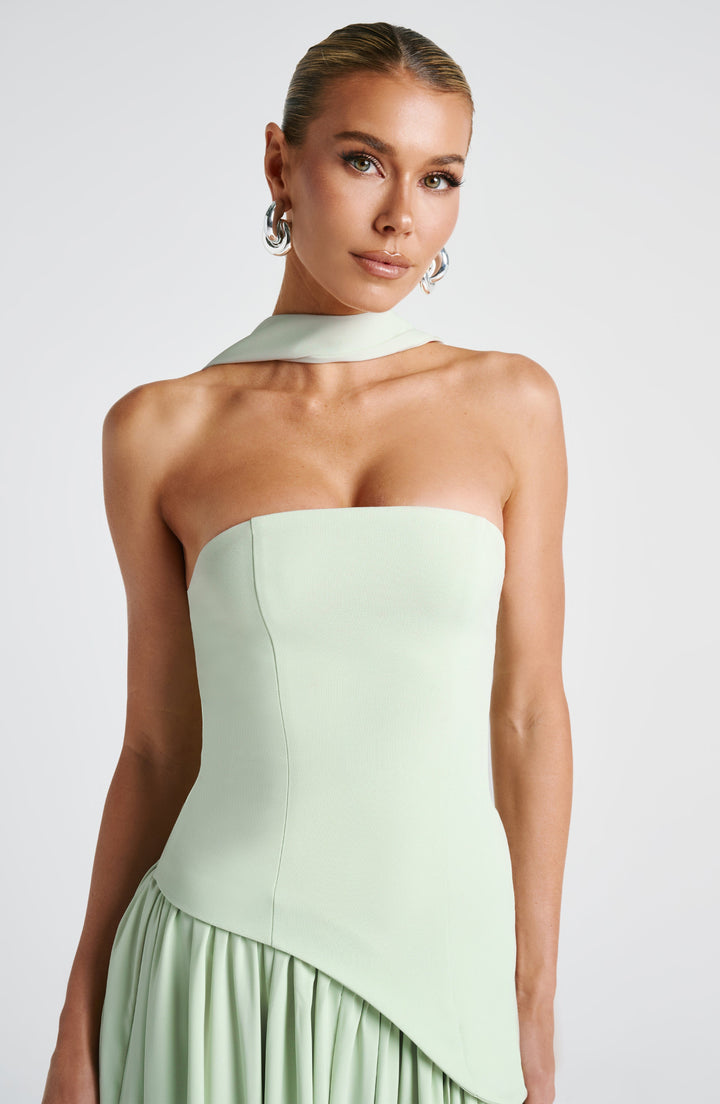 Emestine – Strapless Women’s Chiffon Maxi Dress
