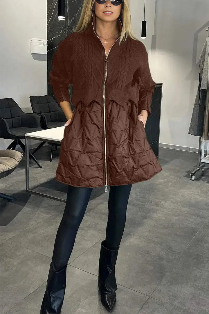 Carla – Hybrid Knit Women’s Quilted Jacket