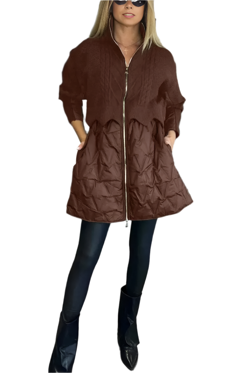 Carla – Hybrid Knit Women’s Quilted Jacket