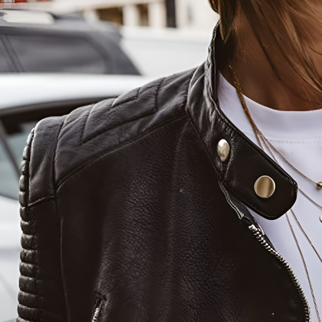 Nadilyn – Women’s Genuine Leather Jacket