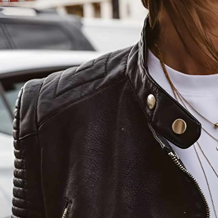 Nadilyn – Women’s Genuine Leather Jacket
