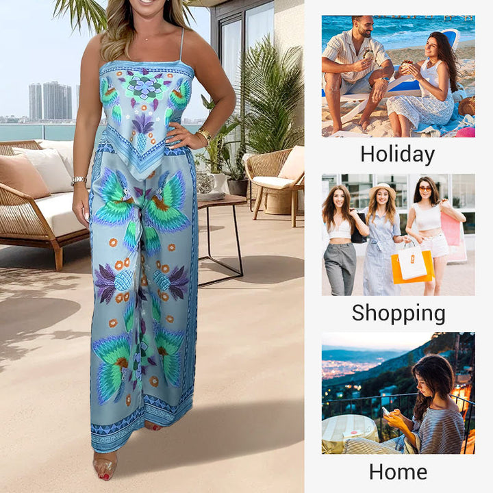 Myriam – Exotic Print Women’s 2-Piece Set
