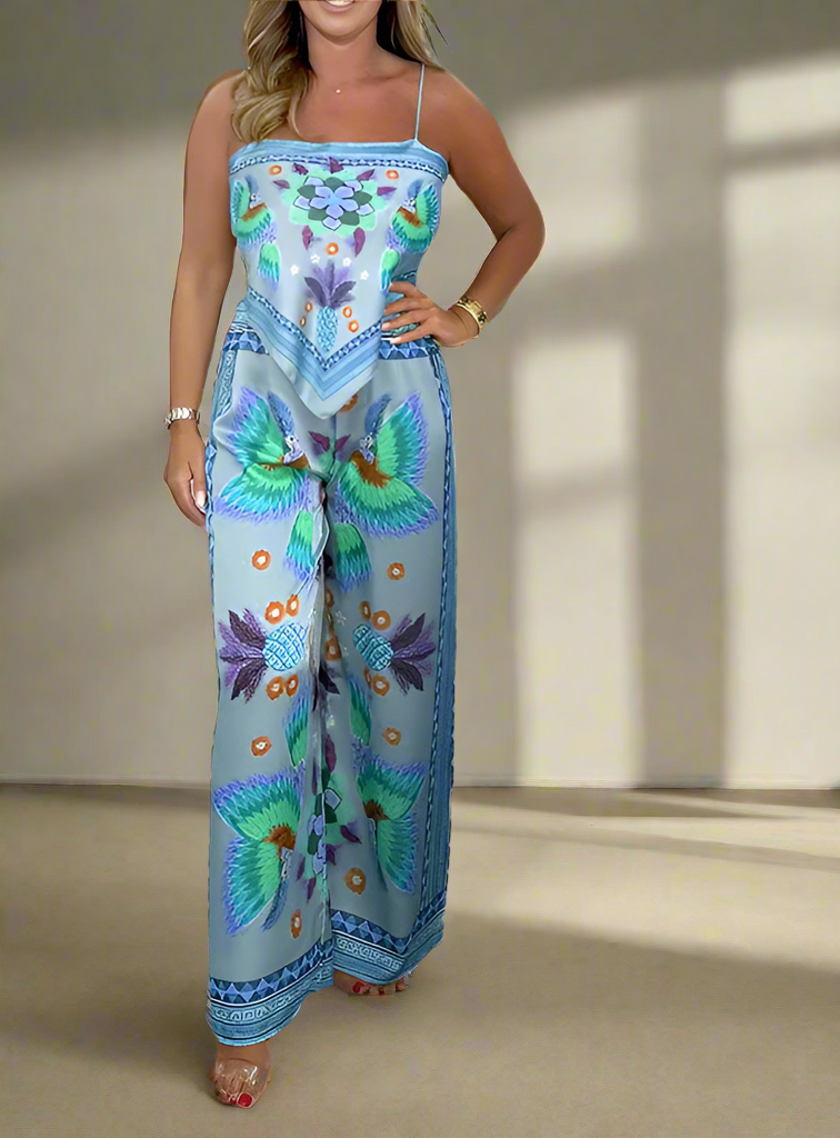 Myriam – Exotic Print Women’s 2-Piece Set