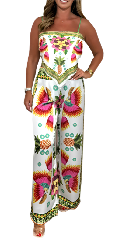 Myriam – Exotic Print Women’s 2-Piece Set