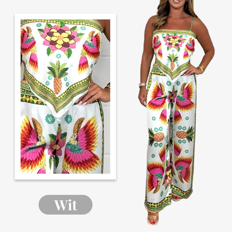 Myriam – Exotic Print Women’s 2-Piece Set