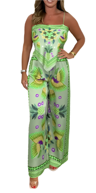 Myriam – Exotic Print Women’s 2-Piece Set