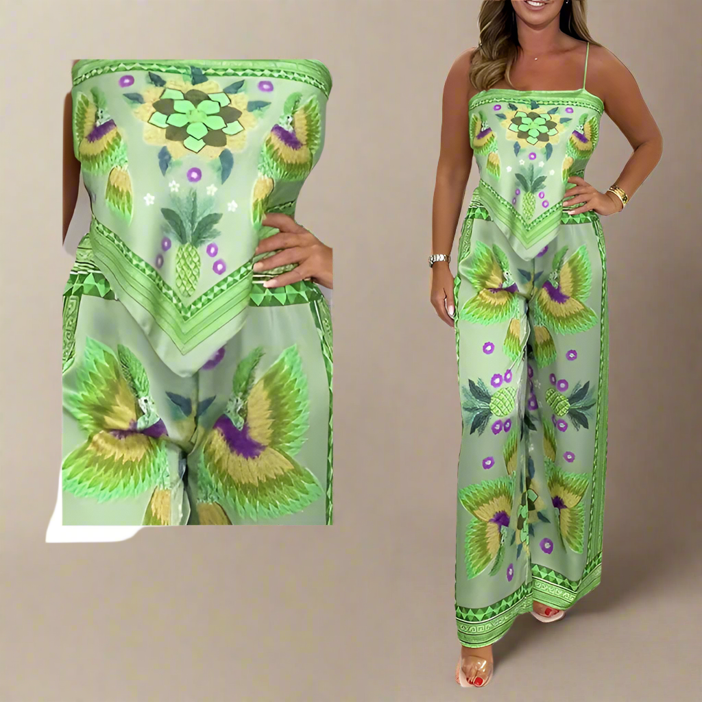 Myriam – Exotic Print Women’s 2-Piece Set