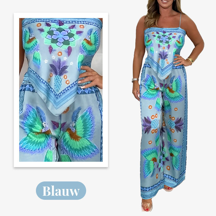 Myriam – Exotic Print Women’s 2-Piece Set