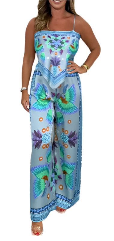Myriam – Exotic Print Women’s 2-Piece Set
