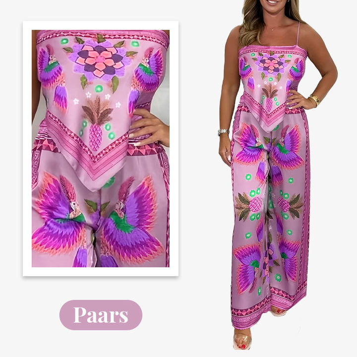 Myriam – Exotic Print Women’s 2-Piece Set