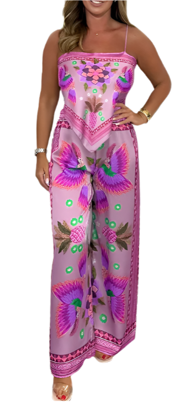 Myriam – Exotic Print Women’s 2-Piece Set