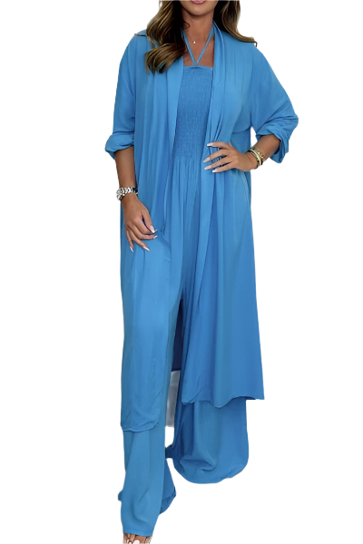 Kayla – Two-Piece Women’s Cardigan & Jumpsuit Set