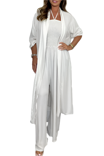 Kayla – Two-Piece Women’s Cardigan & Jumpsuit Set