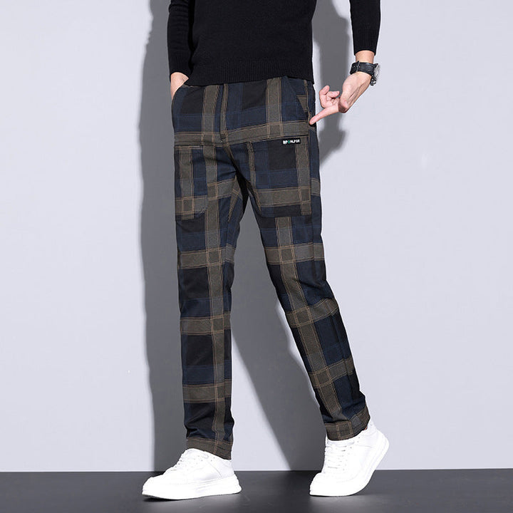Larry – Relaxed-Fit Men’s Plaid Pants