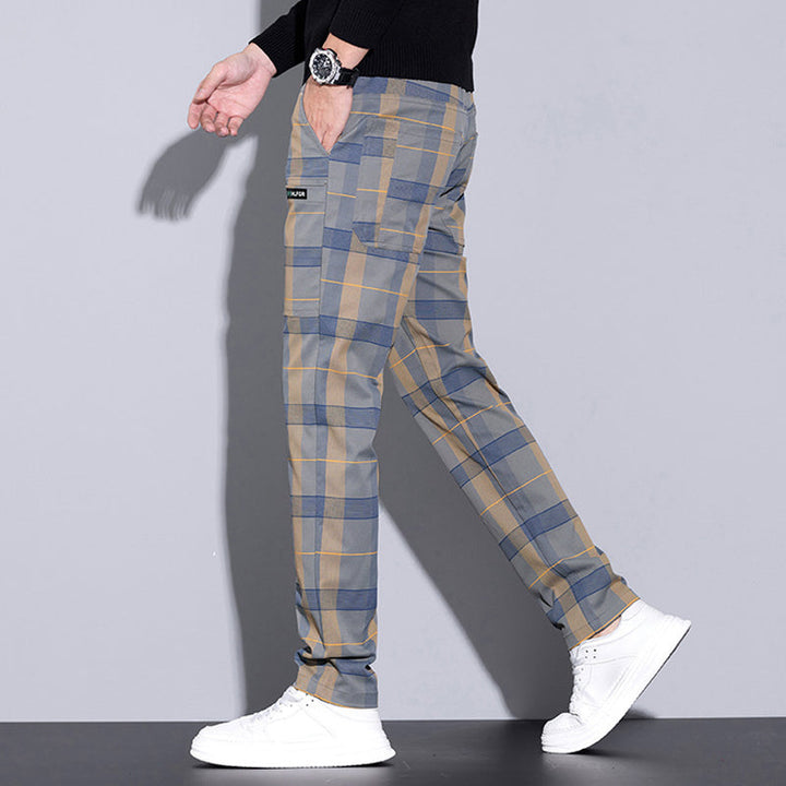 Larry – Relaxed-Fit Men’s Plaid Pants