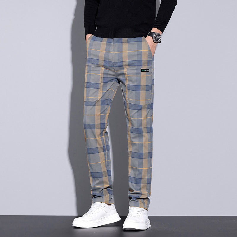 Larry – Relaxed-Fit Men’s Plaid Pants
