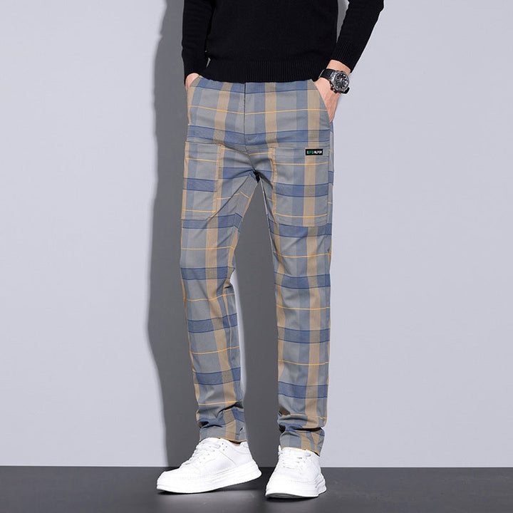 Larry – Relaxed-Fit Men’s Plaid Pants
