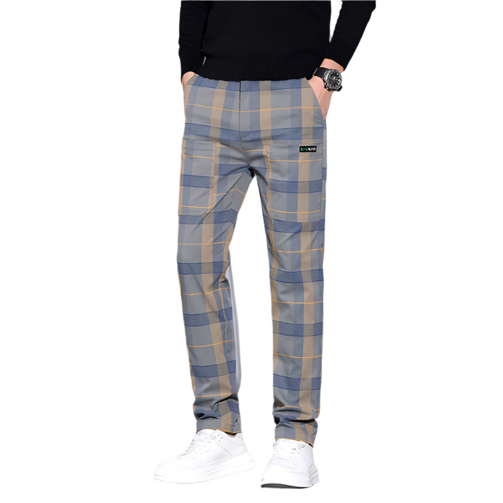 Larry – Relaxed-Fit Men’s Plaid Pants