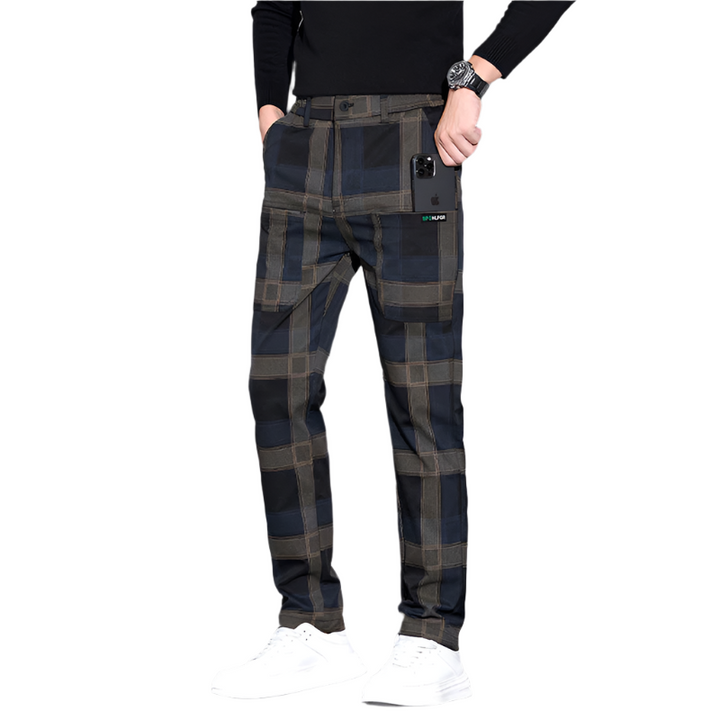 Larry – Relaxed-Fit Men’s Plaid Pants