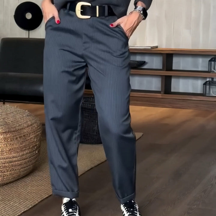 Stella – High-Waist Straight-Leg Tailored Women’s Pants