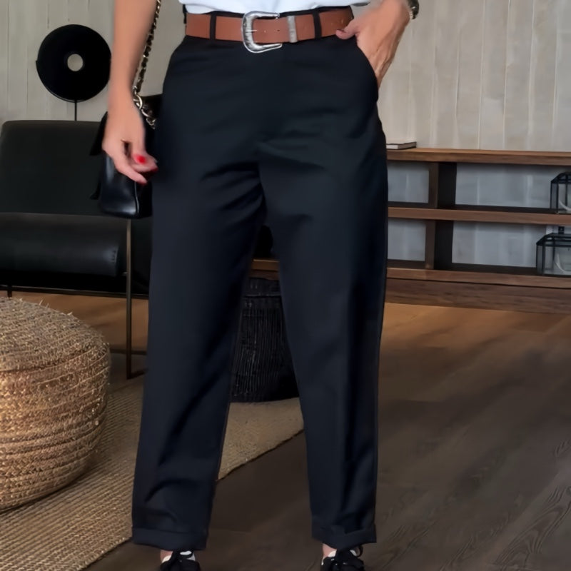 Stella – High-Waist Straight-Leg Tailored Women’s Pants