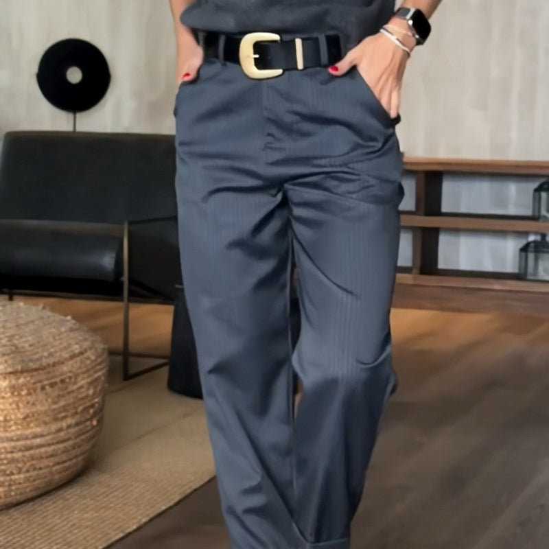 Stella – High-Waist Straight-Leg Tailored Women’s Pants
