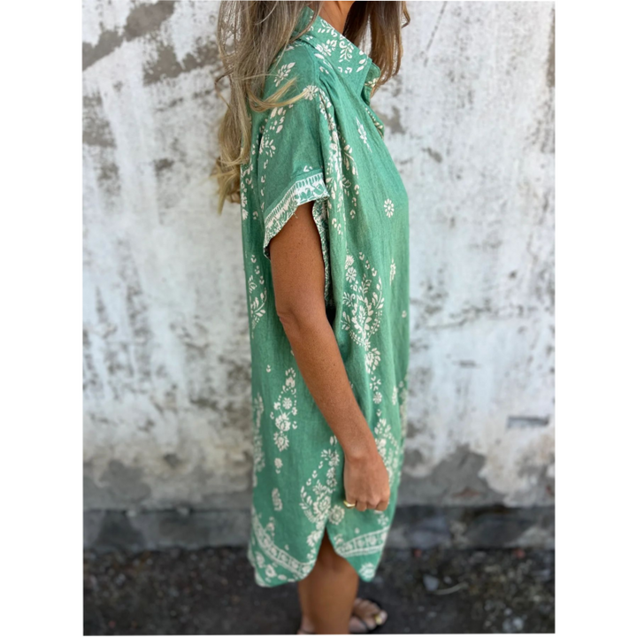 Kehlani – Effortless Style Women’s Printed Dress with Pockets