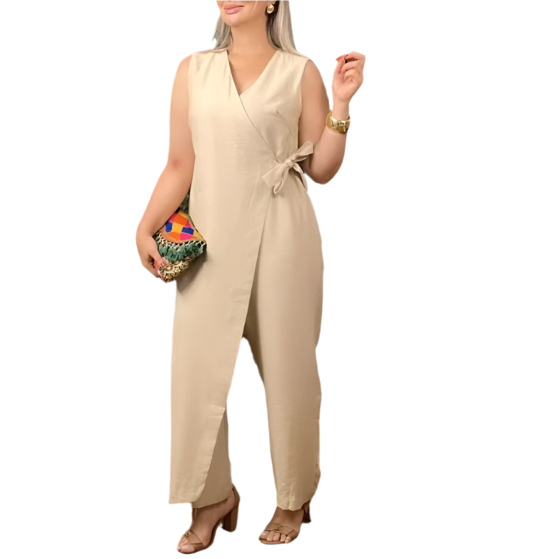 Emma – Adjustable Fit Women’s V-Neck Jumpsuit