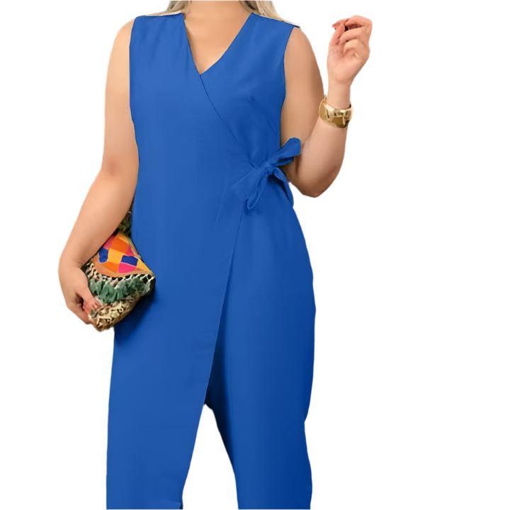 Emma – Adjustable Fit Women’s V-Neck Jumpsuit
