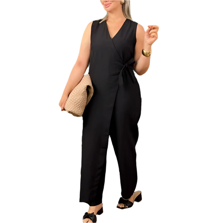 Emma – Adjustable Fit Women’s V-Neck Jumpsuit