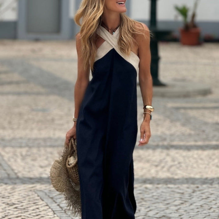 Eleonore – Elegant Women’s Halter Neck Dress