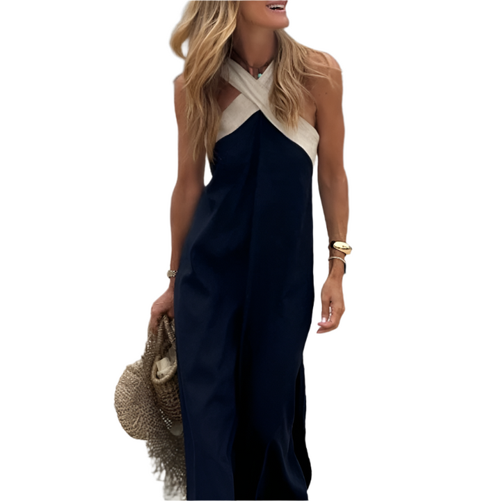 Eleonore – Elegant Women’s Halter Neck Dress