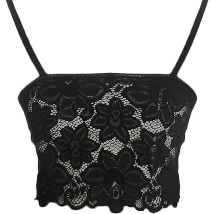 Emery – Women’s Floral Lace Cami Crop Top
