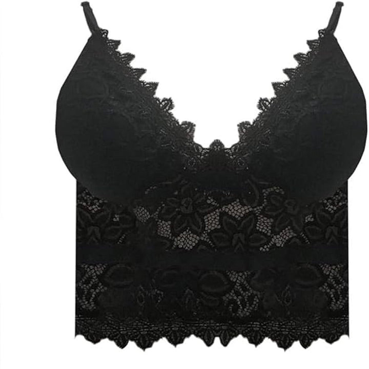 Emery – Women’s Floral Lace Cami Crop Top