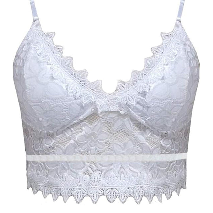 Emery – Women’s Floral Lace Cami Crop Top