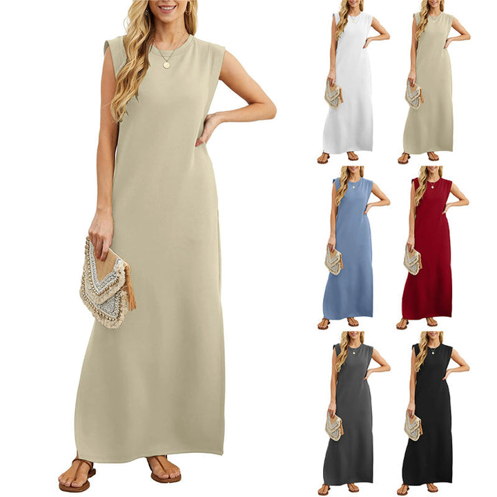 Aria – Women’s Casual Dress with Split Hem