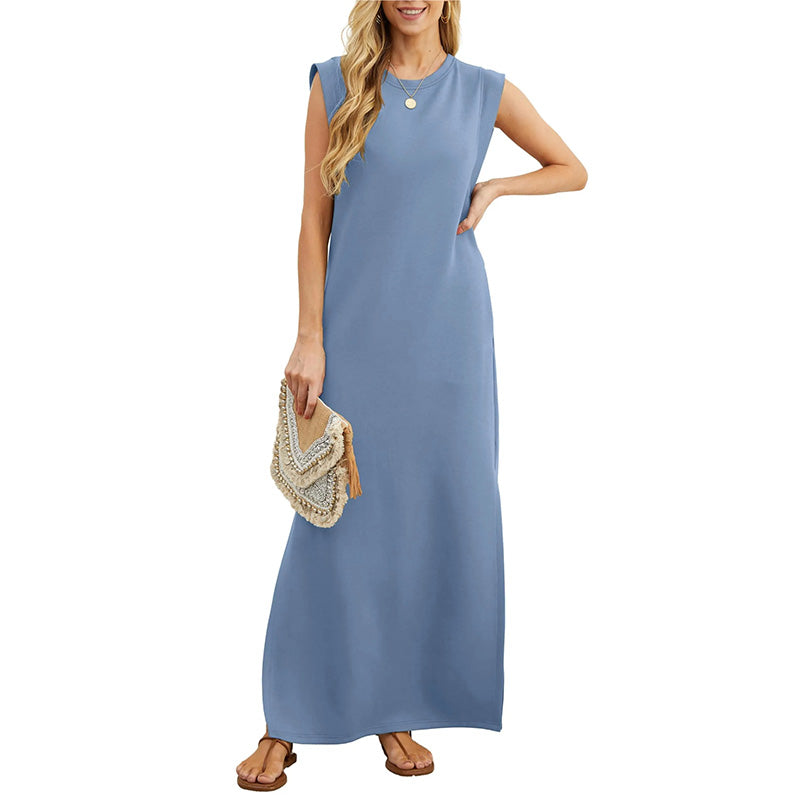 Aria – Women’s Casual Dress with Split Hem