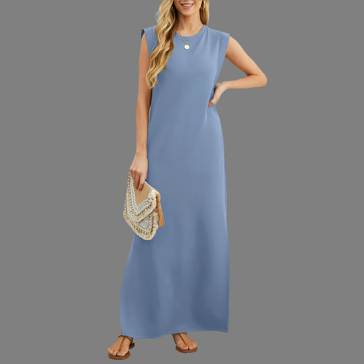 Aria – Women’s Casual Dress with Split Hem